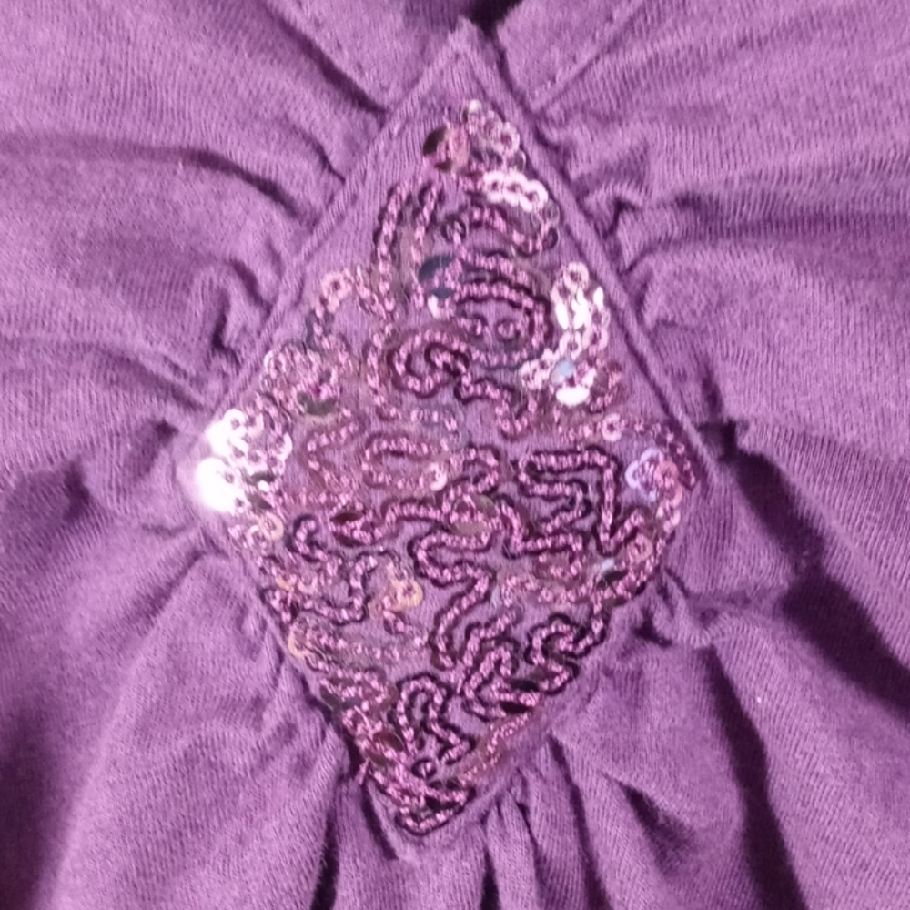 Long sleeve purple shirt - Picture 3 of 6